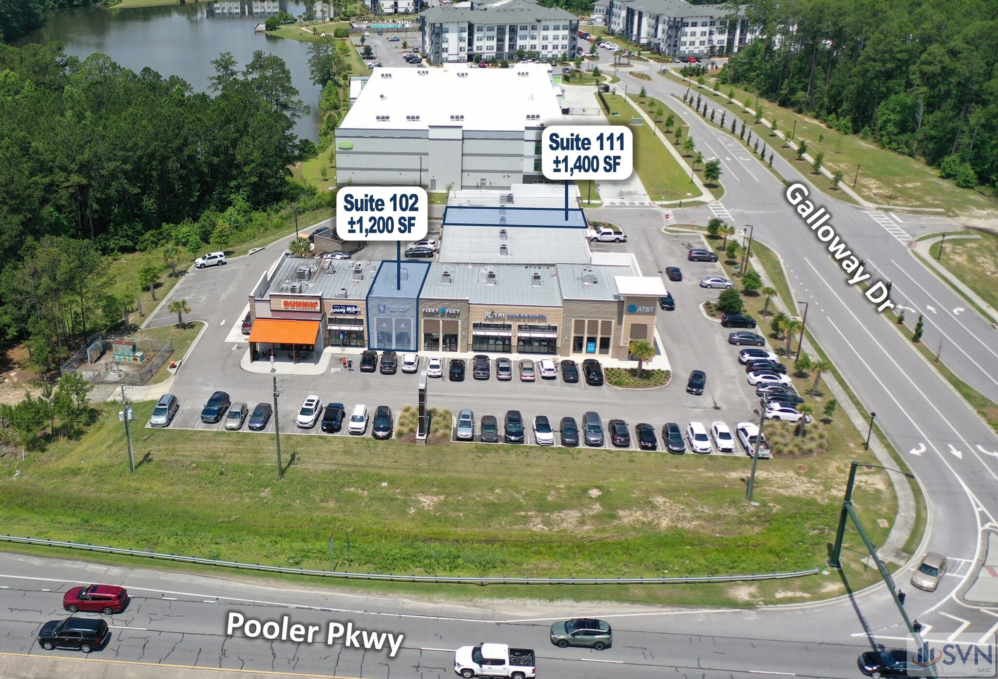 1702 Pooler Pky, Pooler, GA for lease Aerial- Image 1 of 9
