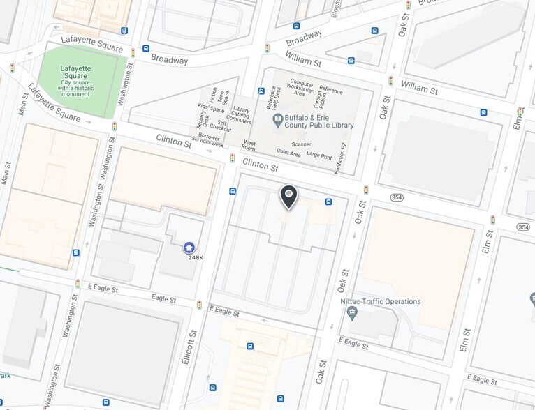 225 Ellicott St, Buffalo, NY for lease - Plat Map - Image 2 of 2