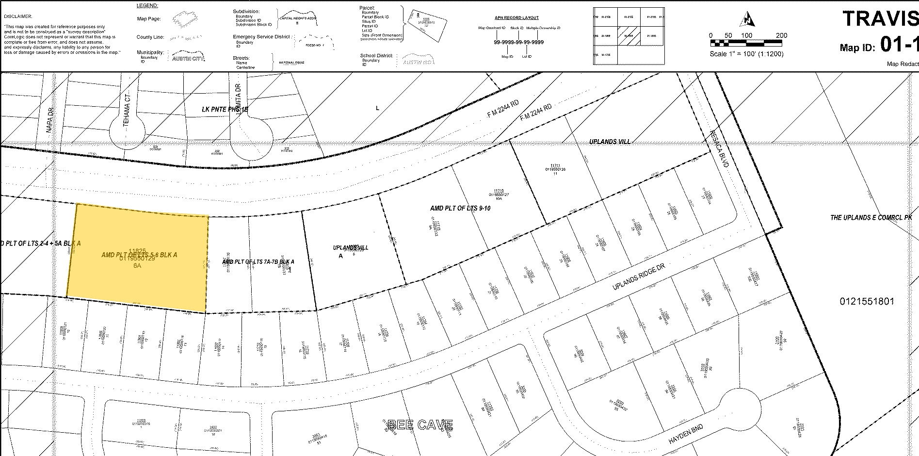 11825 Bee Caves Rd, Bee Cave, TX for sale Plat Map- Image 1 of 1