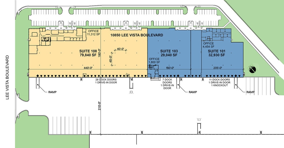 Vista East Pky, Orlando, FL for lease - Site Plan - Image 2 of 2