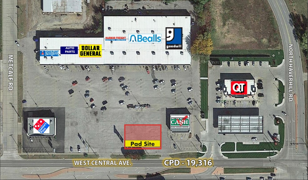 El Dorado Plaza Shopping Center, El Dorado, KS for sale - Aerial - Image 2 of 2