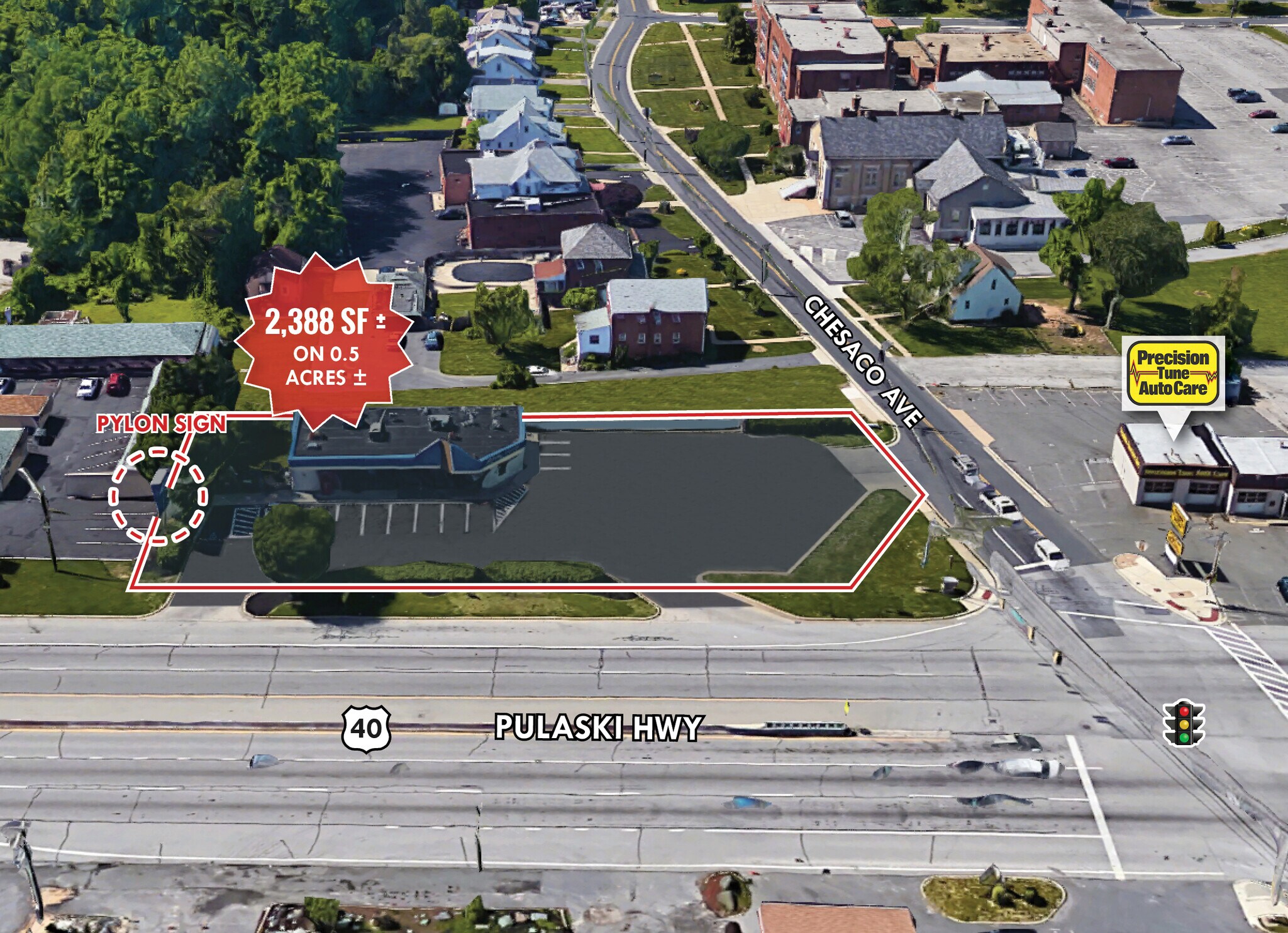 7950 Pulaski Hwy, Rosedale, MD 21237 Retail Space for Lease