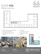 44 Montgomery St, San Francisco, CA for lease Floor Plan- Image 1 of 1