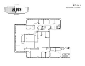 PENN 1, New York, NY for lease Floor Plan- Image 2 of 2