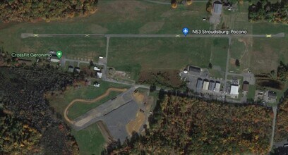 128 Airstrip Rd, East Stroudsburg, PA - aerial  map view