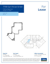 7700 San Felipe St, Houston, TX for lease Floor Plan- Image 1 of 1