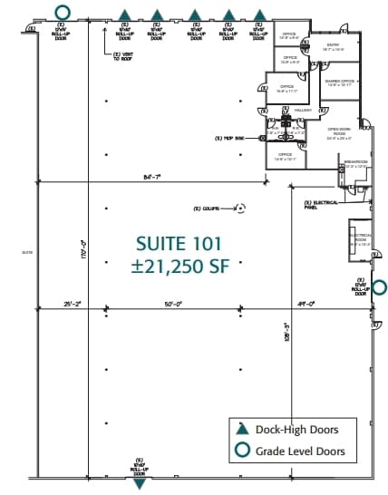4067 W Shaw Ave, Fresno, CA for lease Floor Plan- Image 1 of 1