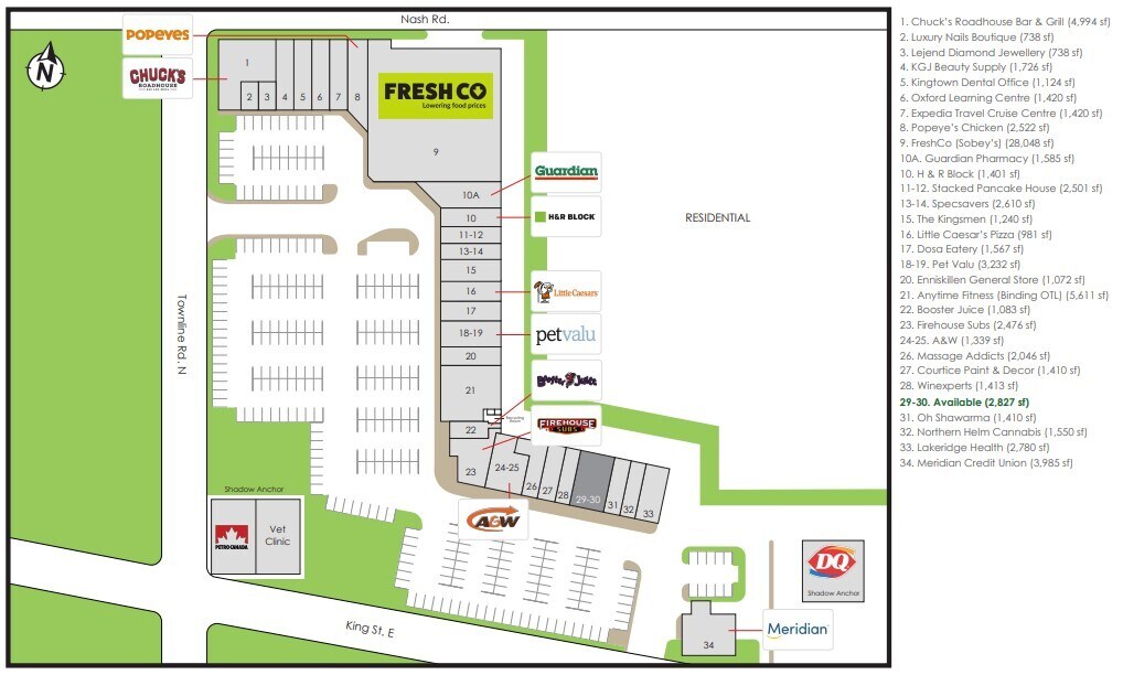 1414 King St E, Clarington, ON for lease Site Plan- Image 1 of 1