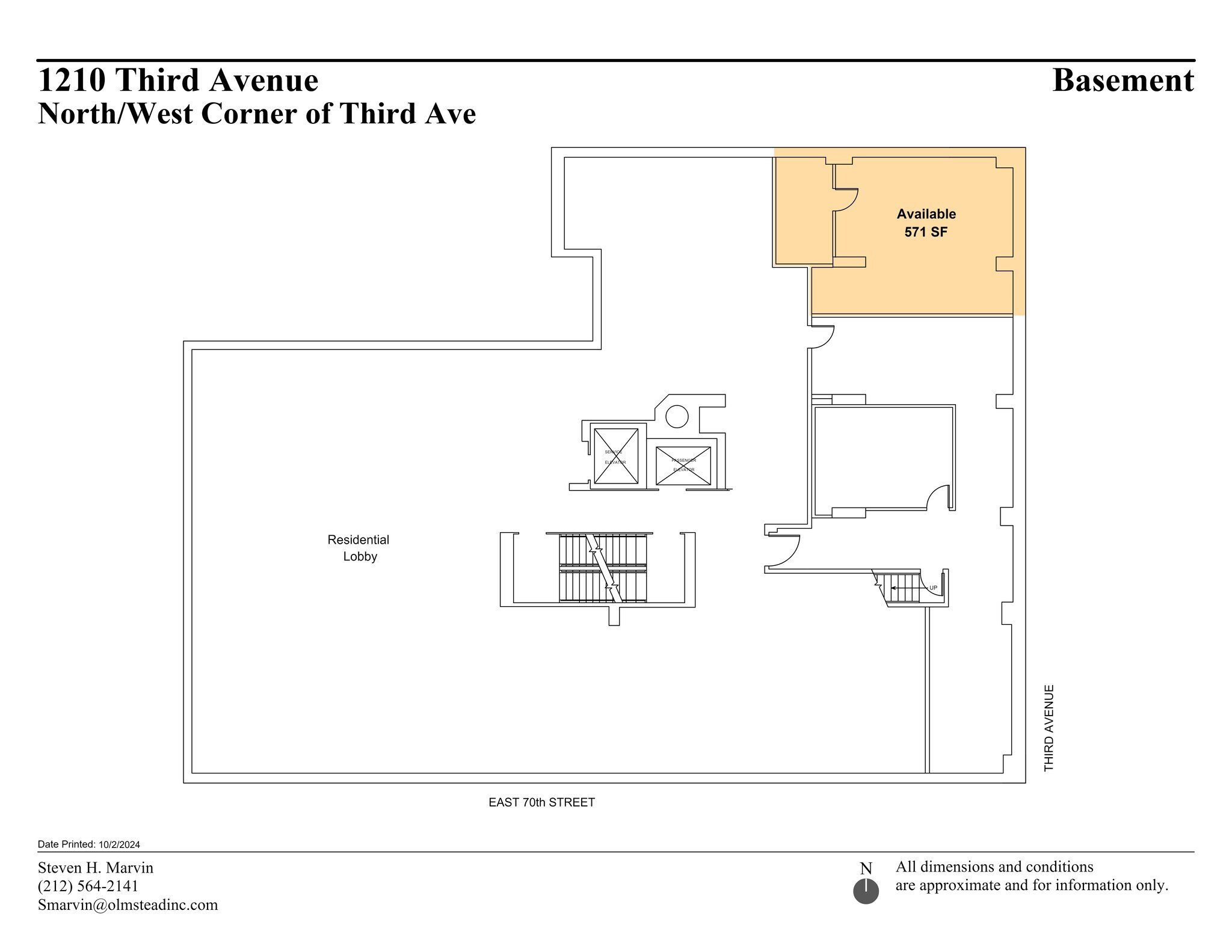 1210 Third Ave, New York, NY for lease Site Plan- Image 1 of 2