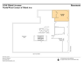 1210 Third Ave, New York, NY for lease Site Plan- Image 1 of 2