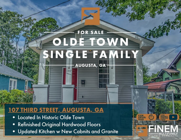 107 3rd St, Augusta, GA for sale - Primary Photo - Image 1 of 1