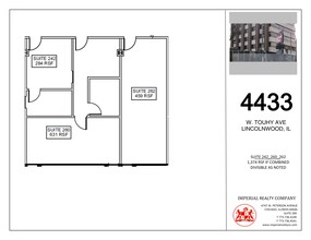 4433 W Touhy Ave, Lincolnwood, IL for lease Site Plan- Image 1 of 2