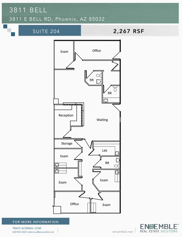 3811 E Bell Rd, Phoenix, AZ for lease Floor Plan- Image 1 of 1