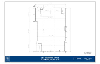 2034 Eisenhower Ave, Alexandria, VA for lease Floor Plan- Image 1 of 1