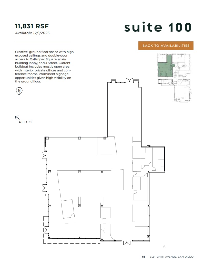 350 10th Ave, San Diego, CA for lease Floor Plan- Image 1 of 1