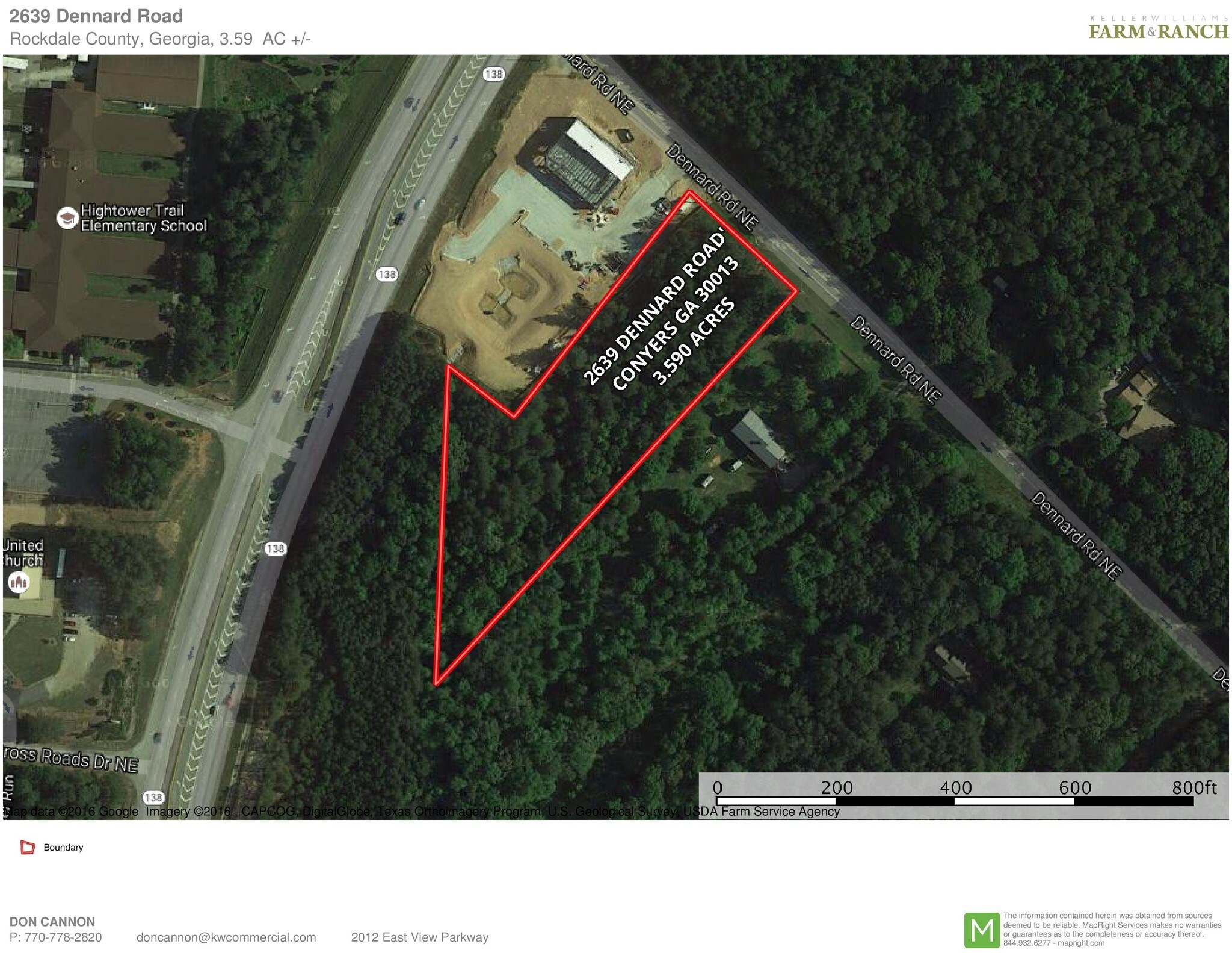 2639 Dennard Rd, Conyers, GA for sale Primary Photo- Image 1 of 1