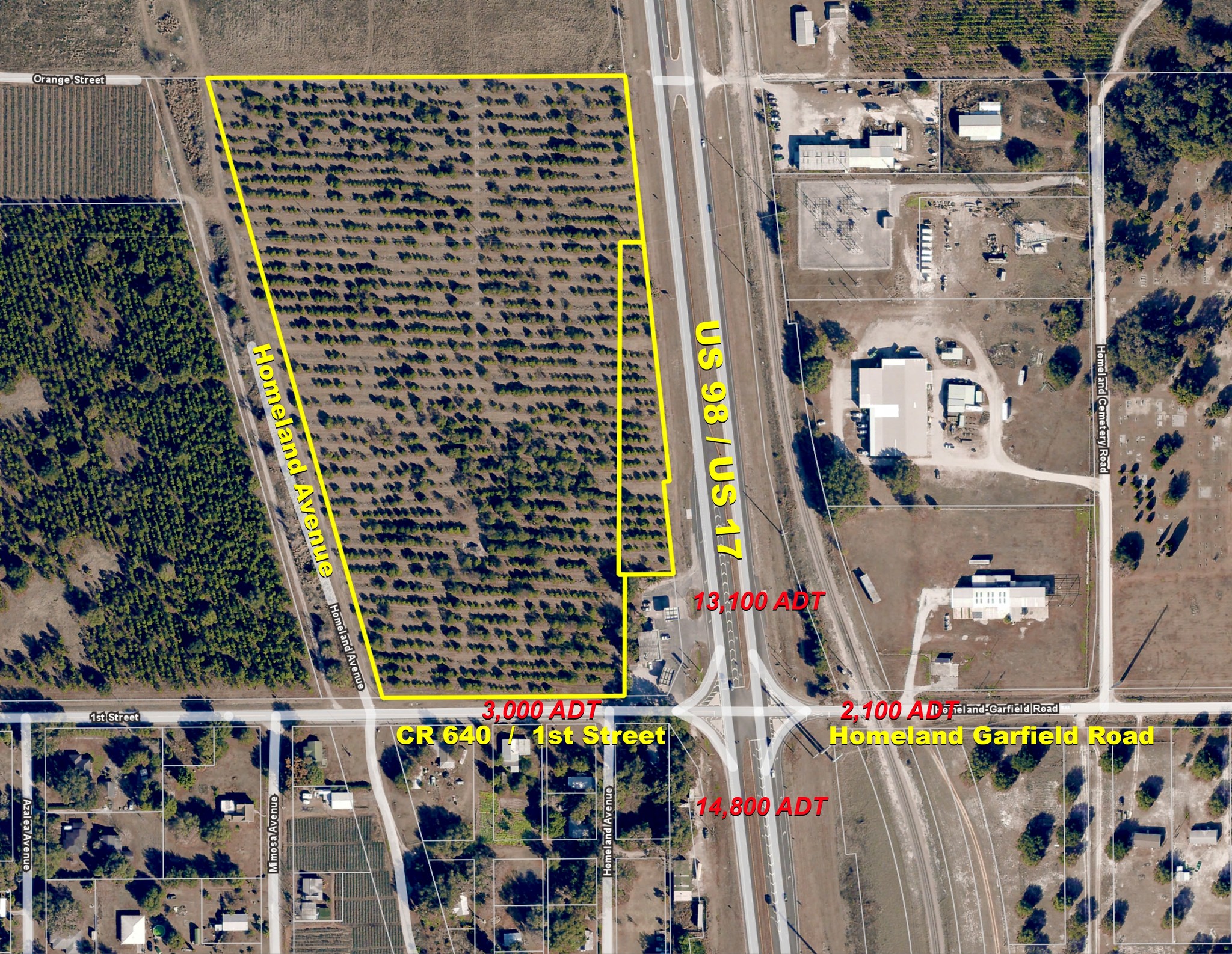 US Hwy 640 & US 17, Bartow, FL for sale Primary Photo- Image 1 of 1