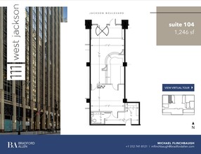 111 W Jackson Blvd, Chicago, IL for lease Floor Plan- Image 1 of 6