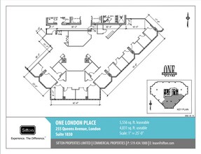 255 Queens Ave, London, ON for lease Floor Plan- Image 1 of 1