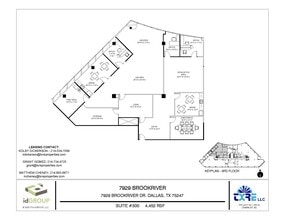 7929 Brookriver Dr, Dallas, TX for lease Floor Plan- Image 1 of 1