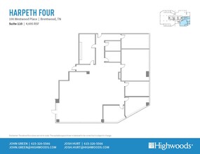 100 Westwood Pl, Brentwood, TN for lease Floor Plan- Image 1 of 1