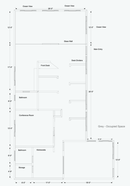 1218-1224 Prospect St, La Jolla, CA for lease Floor Plan- Image 1 of 1