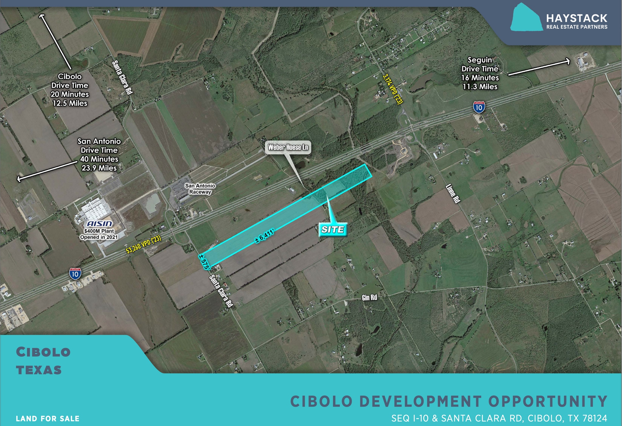 WEBER HOESE TX ln, Cibolo, TX for sale Aerial- Image 1 of 2