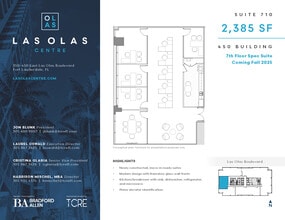 450 E Las Olas Blvd, Fort Lauderdale, FL for lease Floor Plan- Image 1 of 1