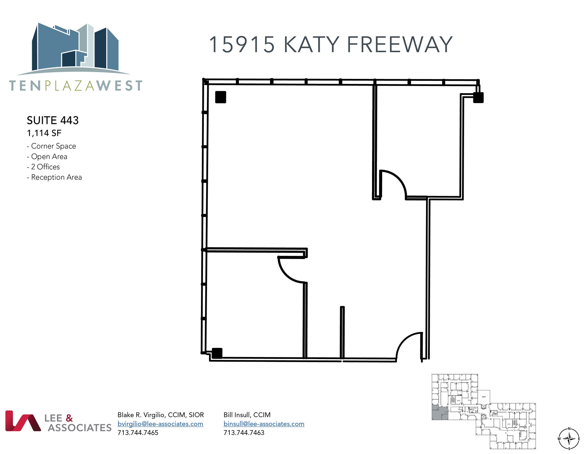 15915 Katy Fwy, Houston, TX for lease Floor Plan- Image 1 of 1