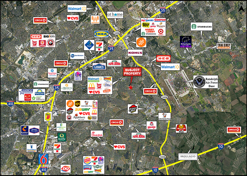 Converse shop zoning map