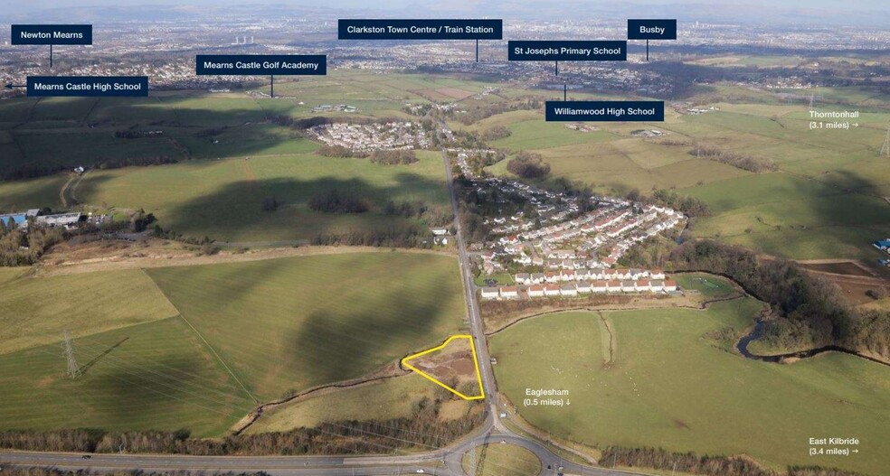 Glasgow Rd, Eaglesham for sale - Aerial - Image 1 of 1