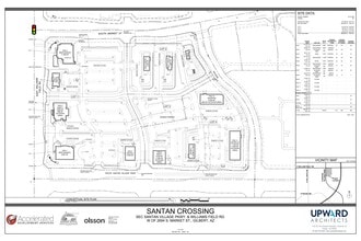 SEC E Williams Fld Rd & S Santan Village Pkwy, Gilbert, AZ for lease Site Plan- Image 1 of 2