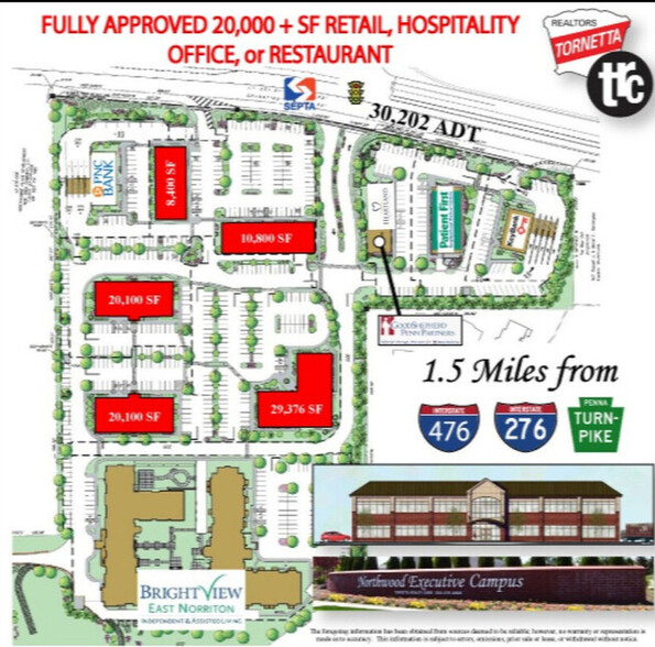 150 E Germantown Pike, East Norriton, PA for lease - Site Plan - Image 1 of 14