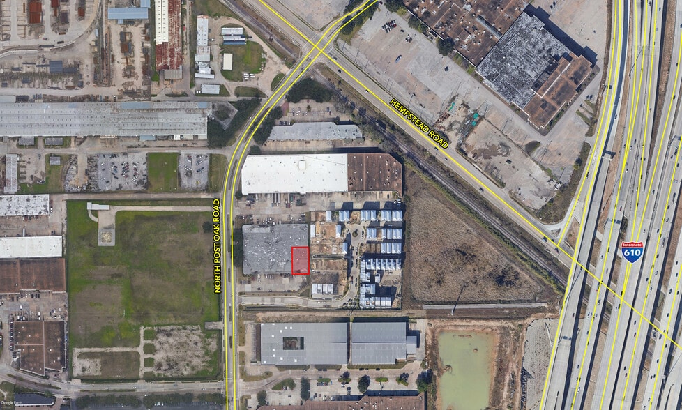 1420-1438 N Post Oak Rd, Houston, TX for lease - Aerial - Image 2 of 4