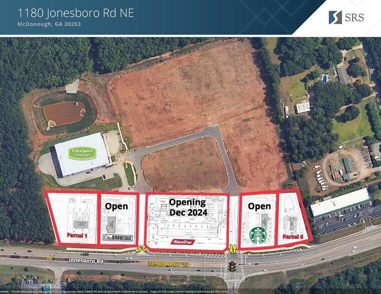 1180 Jonesboro Rd, Mcdonough, GA for lease - Aerial - Image 1 of 7