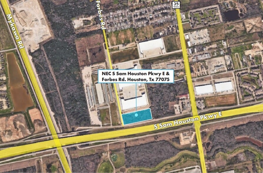 NEC S Sam Houston E Pkwy & Forbes Rd, Houston, TX for sale - Aerial - Image 1 of 1