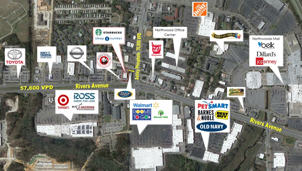 7381 Rivers Ave, North Charleston, SC for sale - Building Photo - Image 2 of 8