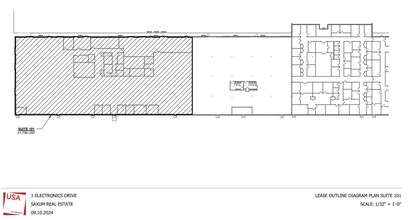 1 Electronics Dr, Hamilton, NJ for lease Floor Plan- Image 2 of 5