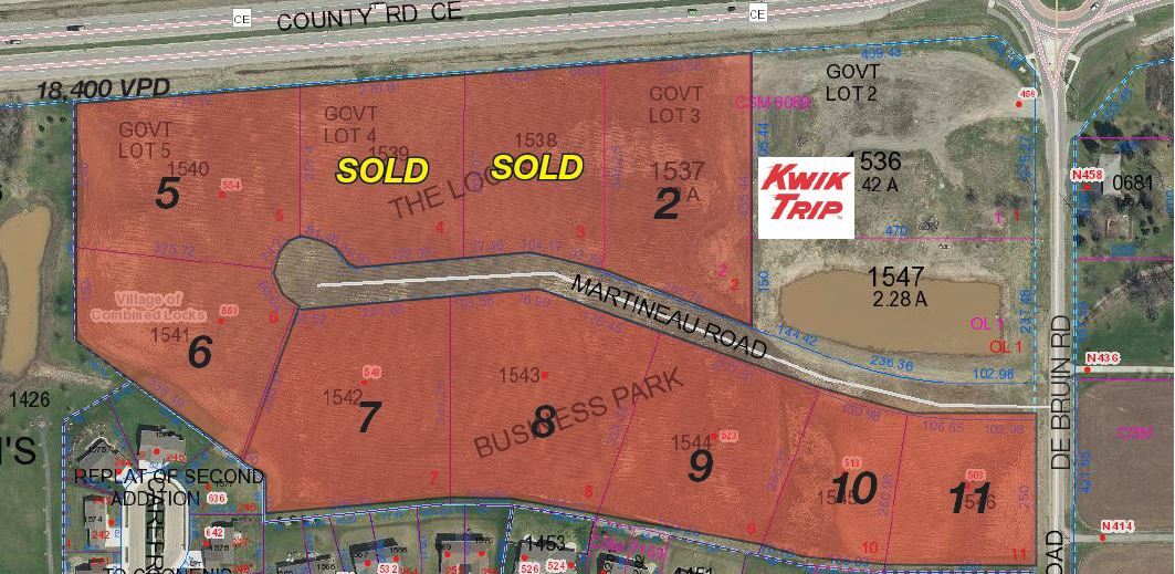County Road CE, Combined Locks, WI 54113 Land for Sale