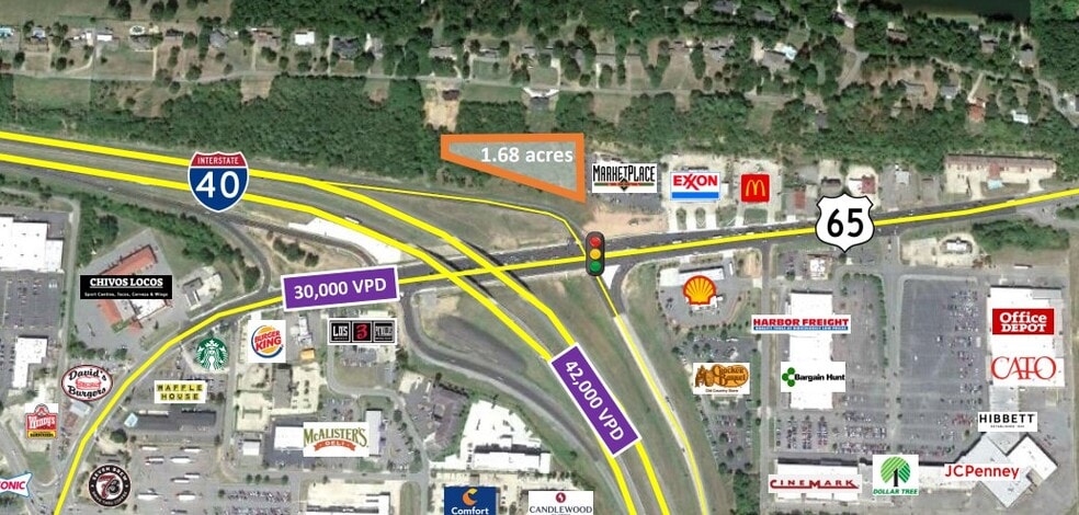 Highway 65 N, Conway, AR for sale - Aerial - Image 1 of 1