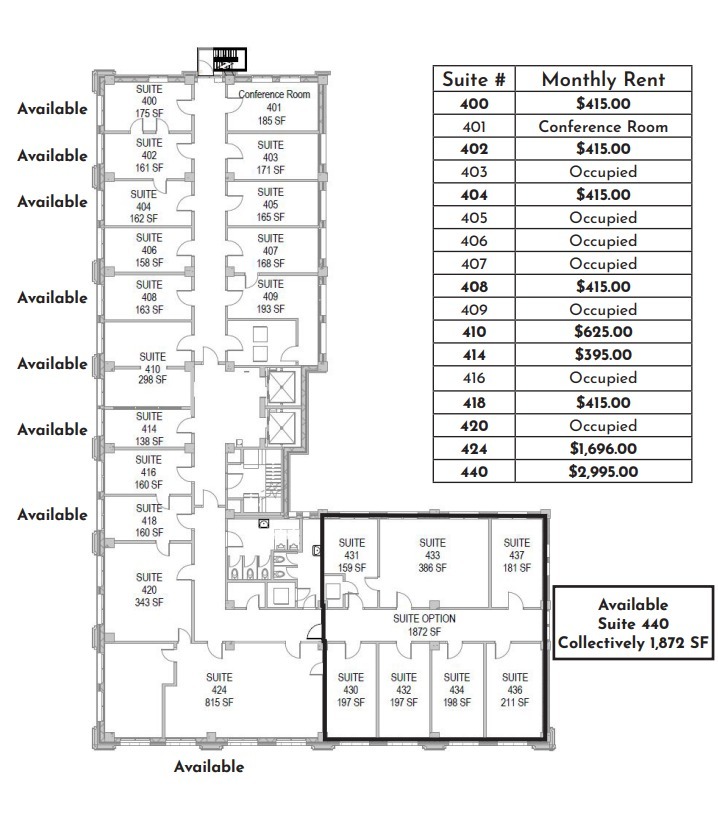 319 S 17th St, Omaha, NE for lease Floor Plan- Image 1 of 1