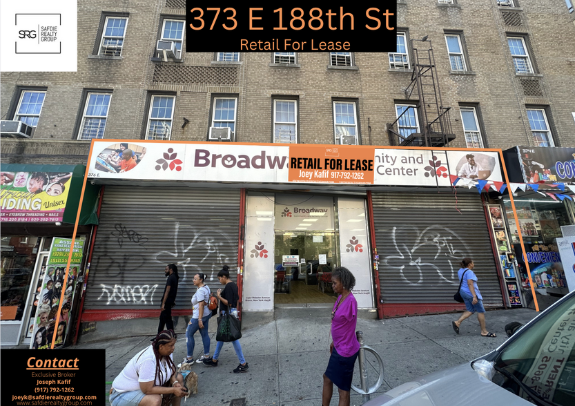 373 E 188th St, Bronx, NY for lease - Building Photo - Image 1 of 1