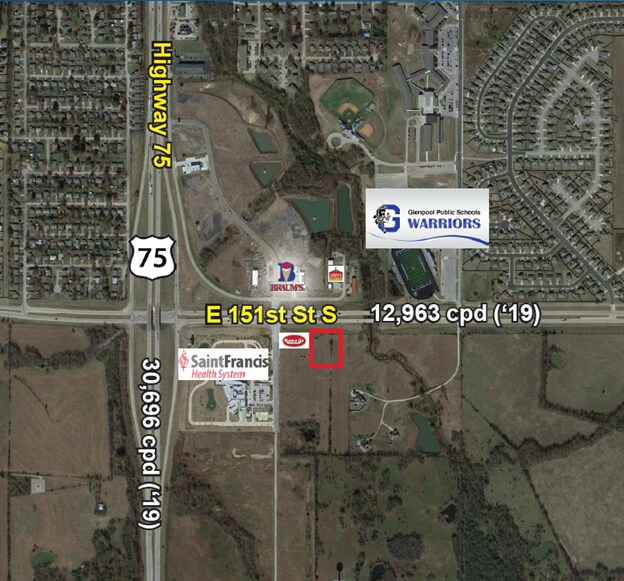 W 151st St S, Glenpool, OK 74033 Glenpool Land W 151st St S and