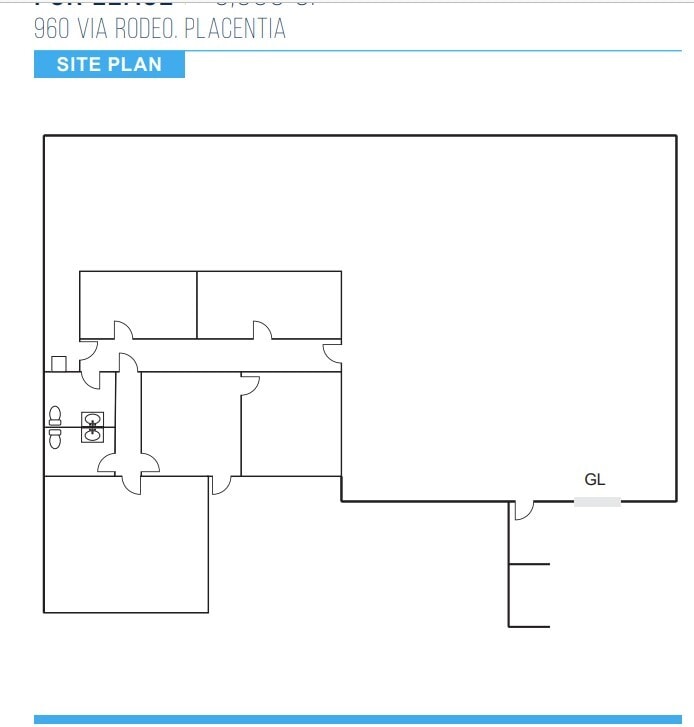 941 Via Rodeo, Placentia, CA for lease Floor Plan- Image 1 of 1