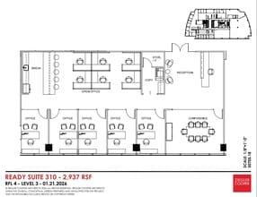 2445 Technology Forest Blvd, The Woodlands, TX for lease Floor Plan- Image 2 of 2