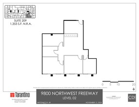 9800 Northwest Fwy, Houston, TX for lease Site Plan- Image 1 of 1