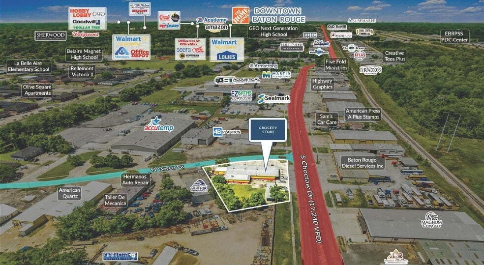 12606 S Choctaw Dr, Baton Rouge, LA for sale - Building Photo - Image 2 of 5