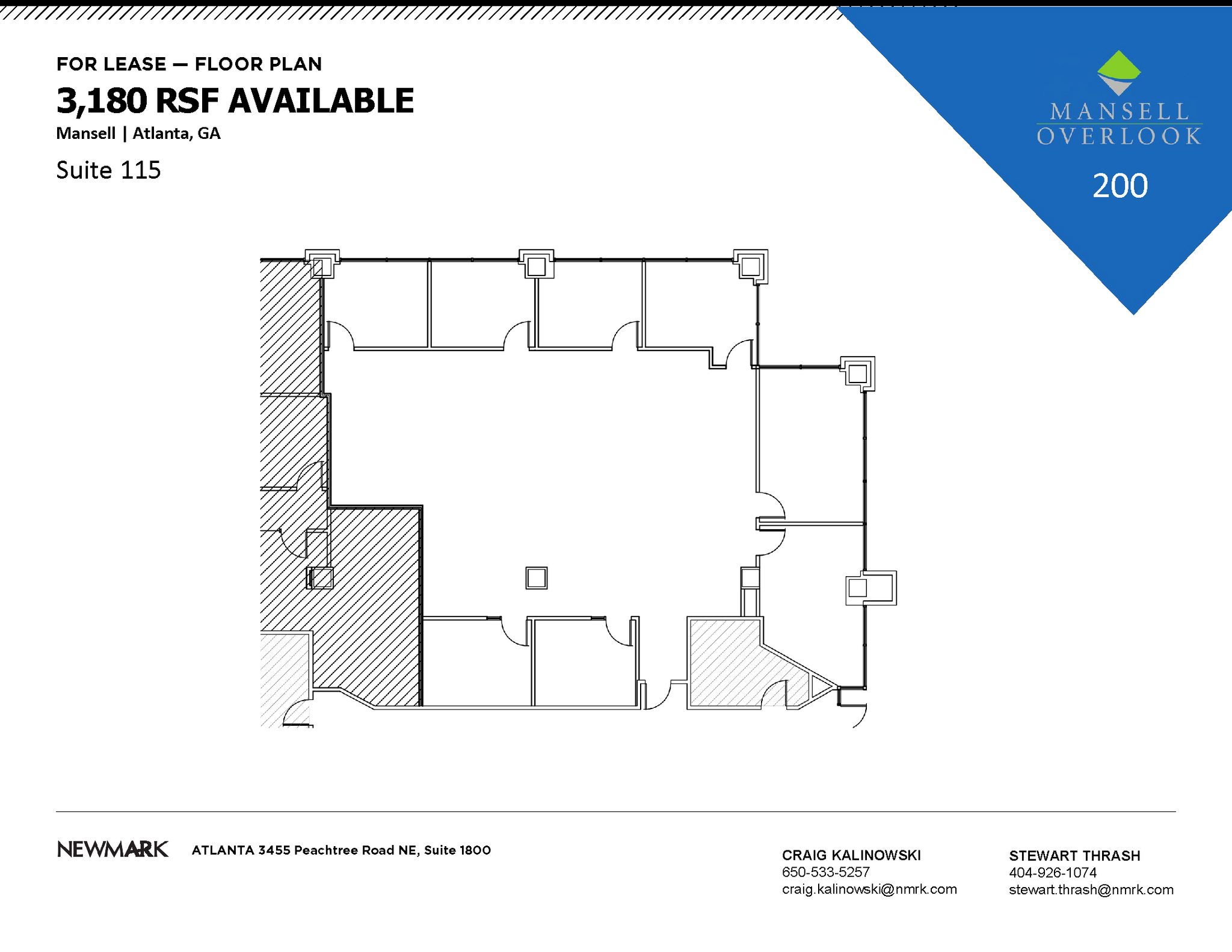 200 Mansell Ct E, Roswell, GA for lease Floor Plan- Image 1 of 1