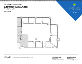 200 Mansell Ct E, Roswell, GA for lease Floor Plan- Image 1 of 1