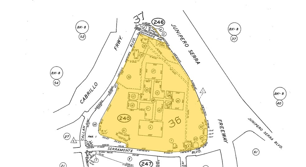 3-127 Serramonte Ctr, Daly City, CA for lease - Plat Map - Image 3 of 7